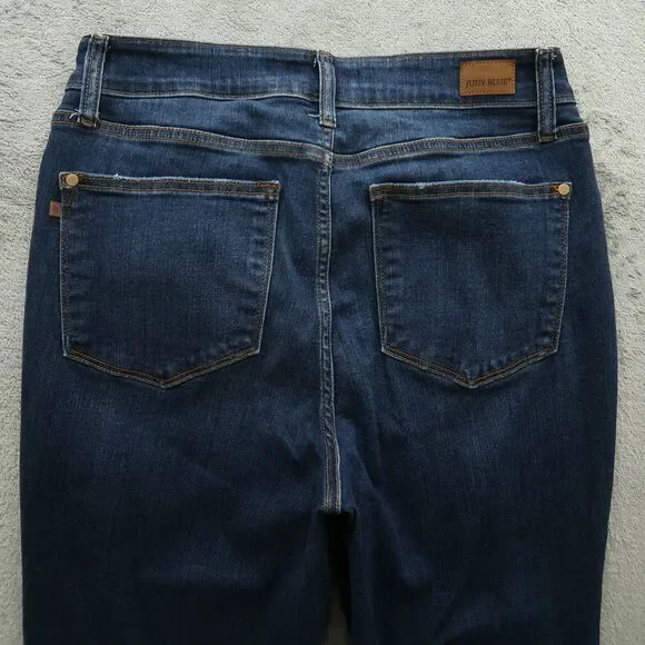 Judy Blue Jeans Women's 14W High-Rise Skinny Fit Capri 26" Inseam Distressed - Picture 13 of 16